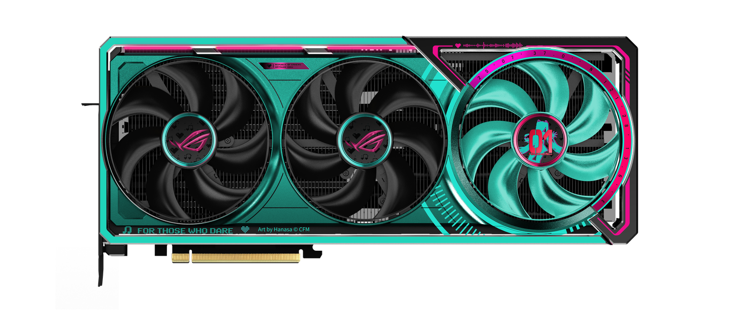 ROG ASTRAL RTX5080 O16G HATSUNE MIKU EDITION_front